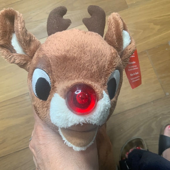 Build-a-Bear Rudolph the Rednosed Reindeer with Tags - Picture 10 of 11